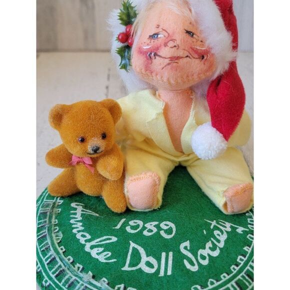 Annalee 1989 doll Society train track mobility xmas - Picture 3 of 9